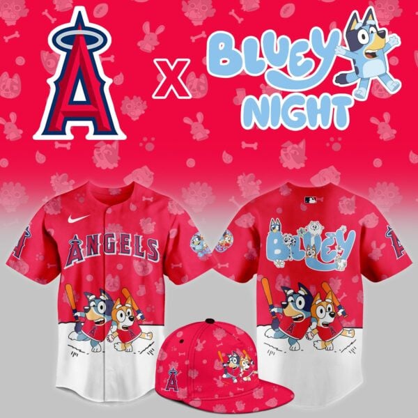 Los Angeles Angels 2025 Bluey Night Limited Jersey